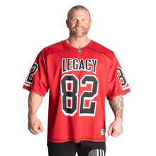 Load image into Gallery viewer, Legacy Football Tee CUSTOMIZABLE, Chili Red
