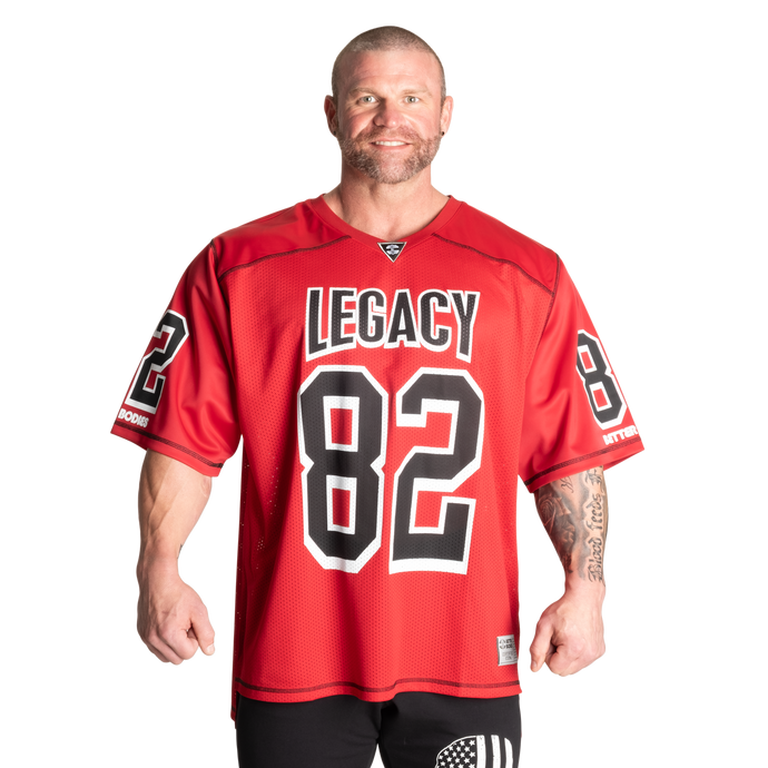 Legacy Football Tee CUSTOMIZABLE, Chili Red