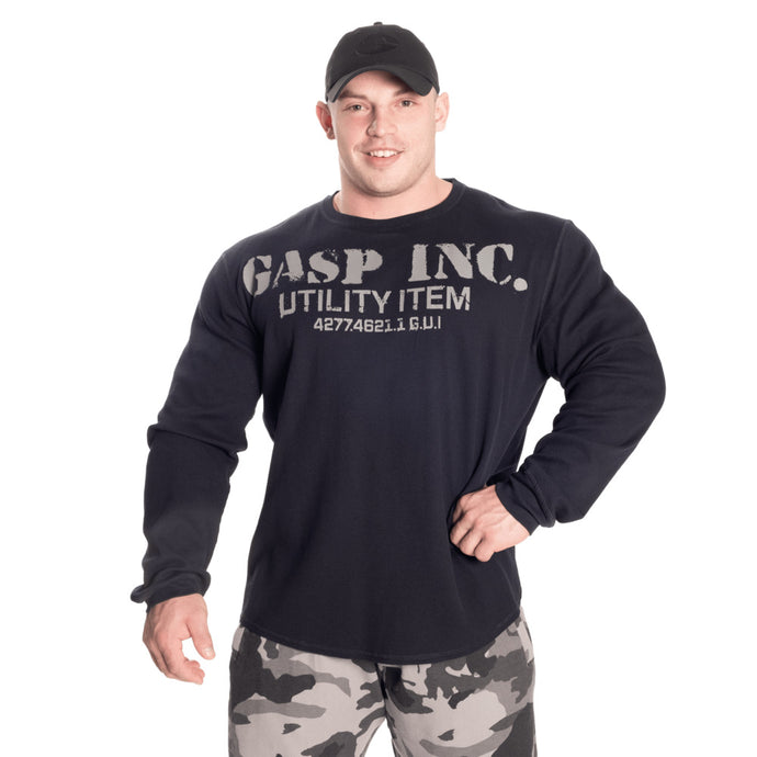 GASP Thermal Gym Sweater, Asphalt