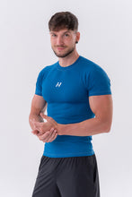 Load image into Gallery viewer, FUNCTIONAL SLIM-FIT T-SHIRT BLUE
