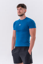 Load image into Gallery viewer, FUNCTIONAL SLIM-FIT T-SHIRT BLUE
