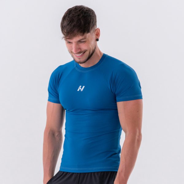 FUNCTIONAL SLIM-FIT T-SHIRT BLUE