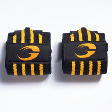 Load image into Gallery viewer, Hardcore Wrist Wraps 18 inch, Black/Yellow
