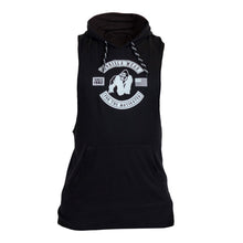 Load image into Gallery viewer, Lawrence Hooded Tank Top - Black
