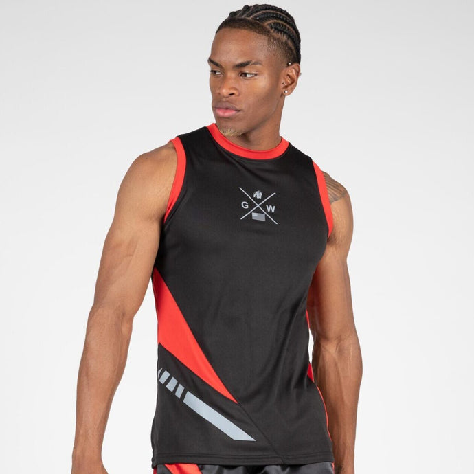 Hornell Tank Top - Black/Red