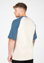 Load image into Gallery viewer, Logan Oversized T-Shirt - Beige/Blue
