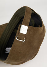 Load image into Gallery viewer, Cody Suede Cap - Army Green
