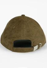 Load image into Gallery viewer, Cody Suede Cap - Army Green
