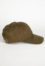 Load image into Gallery viewer, Cody Suede Cap - Army Green
