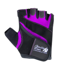 Load image into Gallery viewer, Women&#39;s Fitness Gloves - Black/Purple
