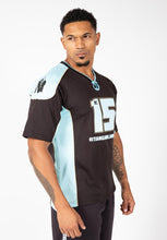 Load image into Gallery viewer, Athlete T-shirt 2.0 - Brandon Curry - Black/light Blue
