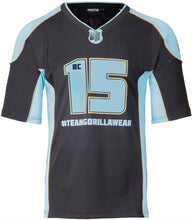 Load image into Gallery viewer, Athlete T-shirt 2.0 - Brandon Curry - Black/light Blue
