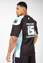 Load image into Gallery viewer, Athlete T-shirt 2.0 - Brandon Curry - Black/light Blue
