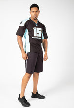 Load image into Gallery viewer, Athlete T-shirt 2.0 - Brandon Curry - Black/light Blue
