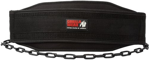 Gorilla Wear Nylon Dip Belt - Black