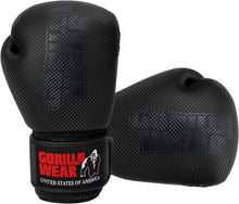 Load image into Gallery viewer, Montello Boxing Gloves - Black
