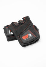 Load image into Gallery viewer, Women&#39;s Fitness Gloves - Black/Red Stitched
