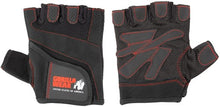 Load image into Gallery viewer, Women&#39;s Fitness Gloves - Black/Red Stitched
