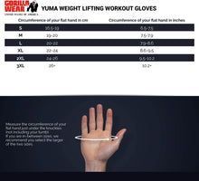 Load image into Gallery viewer, Yuma Weight Lifting Workout Gloves - Black/Gray
