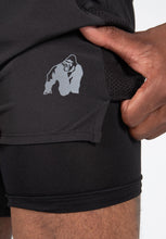 Load image into Gallery viewer, GW Modesto 2-In-1 Shorts Black
