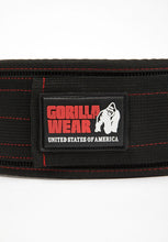 Load image into Gallery viewer, GW 4 Inch Nylon Belt black/red
