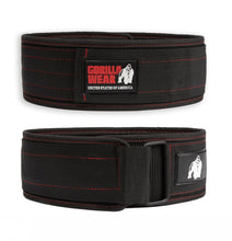 Load image into Gallery viewer, GW 4 Inch Nylon Belt black/red
