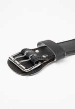 Load image into Gallery viewer, GW 4 Inches Padded Leather Belt Black/Red
