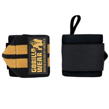 Load image into Gallery viewer, GW Ultra wrist straps gold/black
