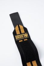 Load image into Gallery viewer, GW Ultra wrist straps gold/black
