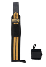 Load image into Gallery viewer, GW Ultra wrist straps gold/black
