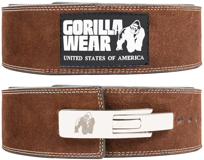 GW 4 Inch Leather Lever Brown Belt