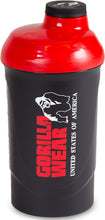 Load image into Gallery viewer, Gorilla Wear Wave Shaker 600ML - Black/Red
